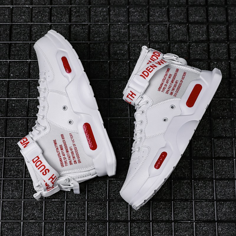 High-Top Canvas Sneakers