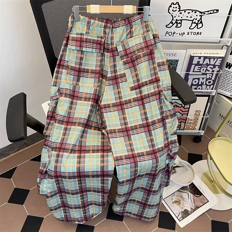 Trend trousers, plus size, drawstring, loose straight fit