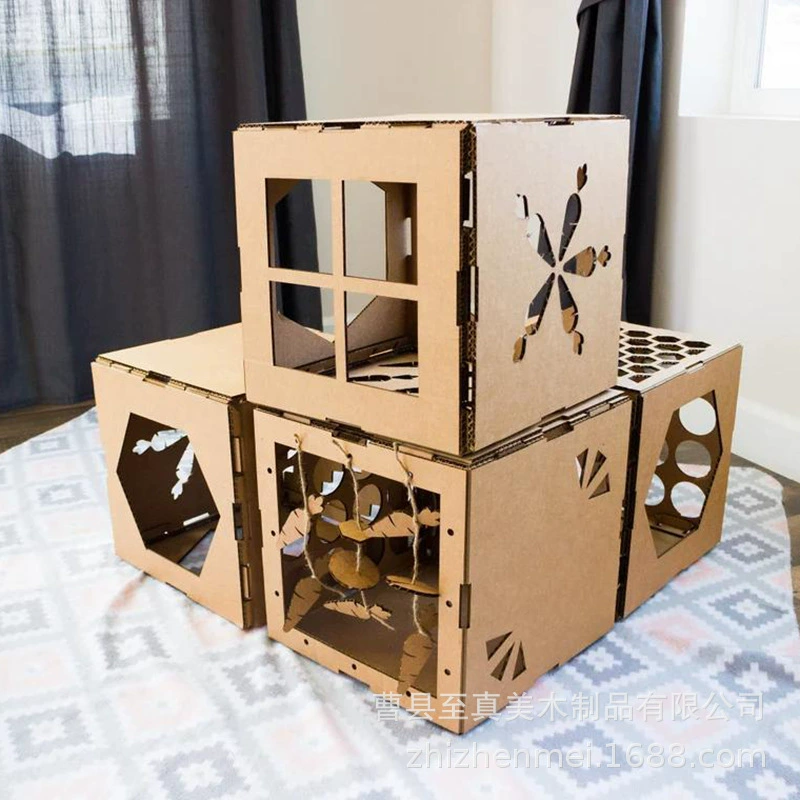 Деревянная клетка для кошек кроличья клетка для разведения вилла домашнее кроличье гнездо из цельного дерева дом Зимний теплый шкаф