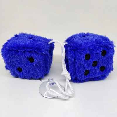 Aliexpress Amazon Wish Cross-Border Car hanging - fluffy-plush-style-blue