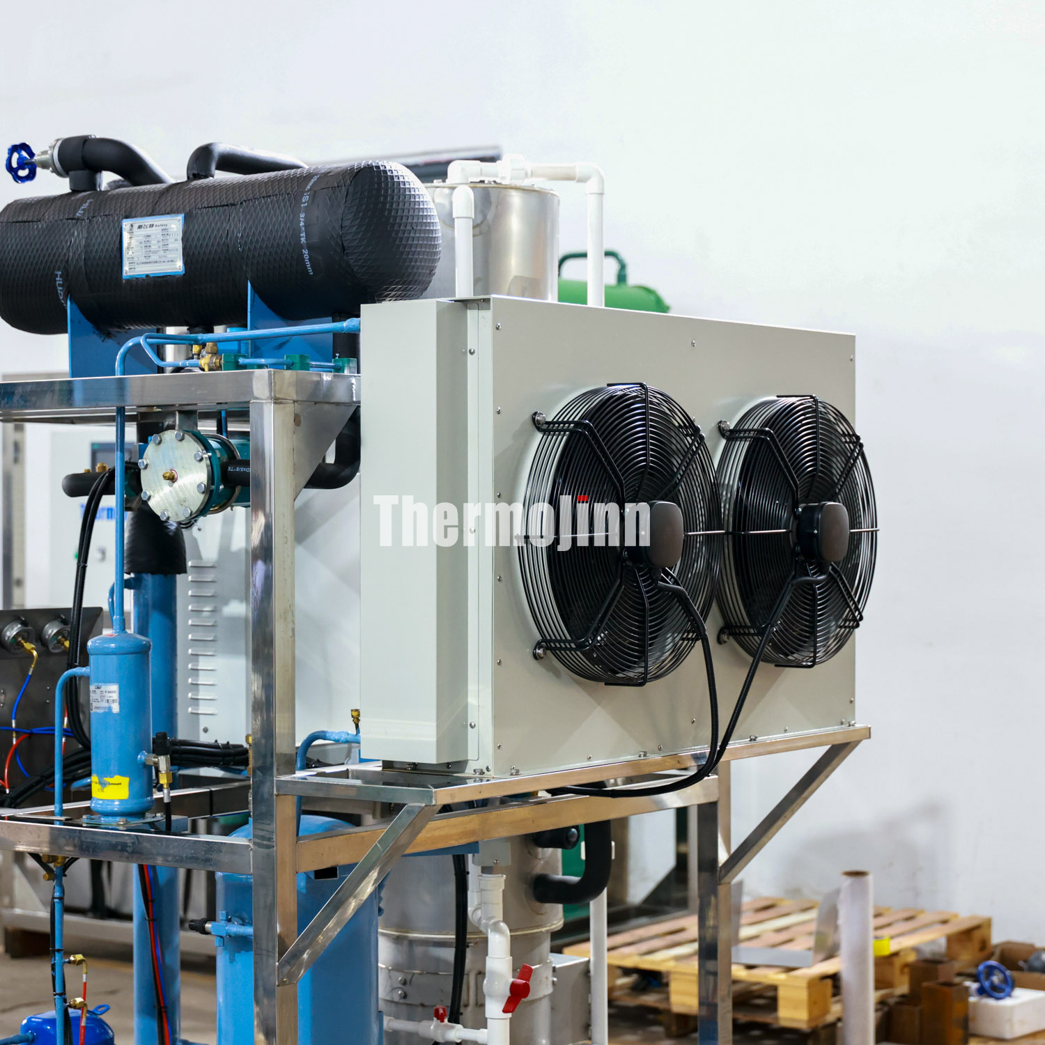 Hielo de tubo de 22mm a 35mm para satisfacer las diversas necesidades de bebidas comerciales Máquina de hielo de tubo de 10 toneladas Therembinn