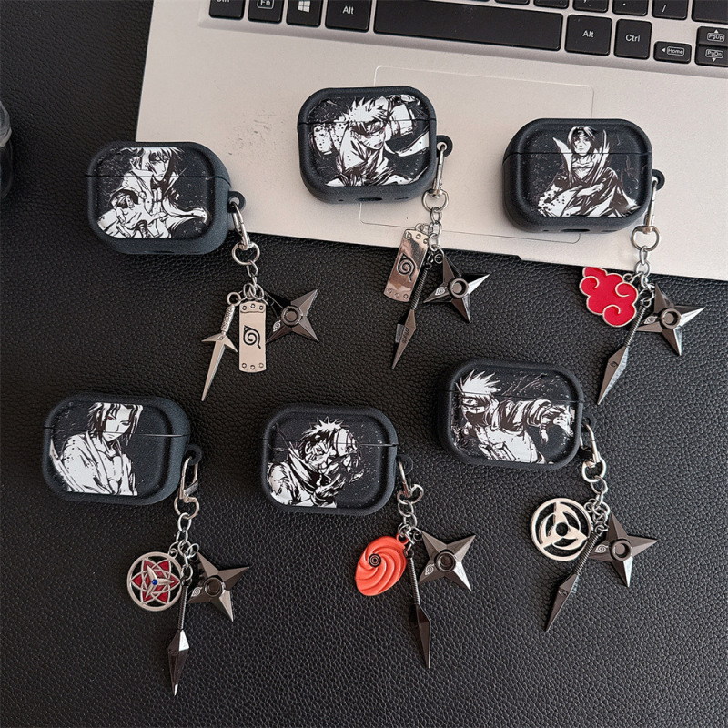 Cartoon Naruto Suitable for AirPods Pro3 Generation Protective Case 4Th Generation Pro2 Generation Apple Bluetooth Headphone Case