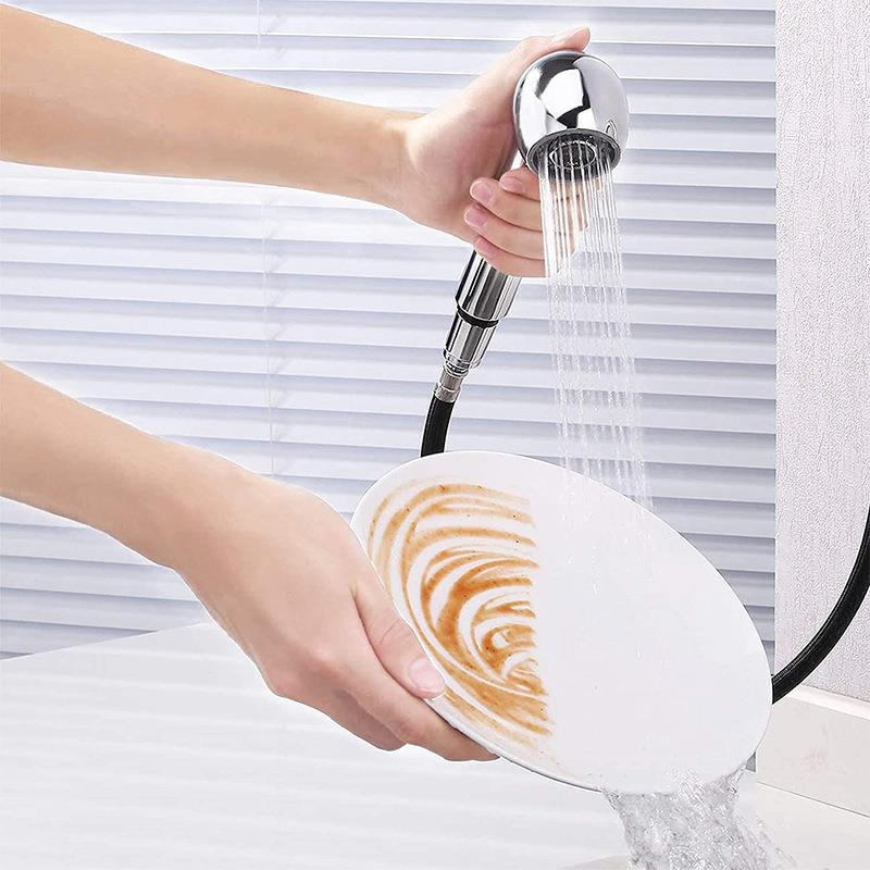 ABS shower head, kitchen sink, pull-out faucet, small shower head, two-function handheld shower head undefined