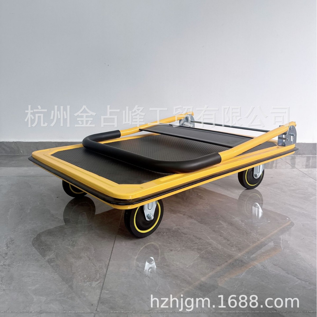 Carro de carro de oficina ligero de sonido ligero de acero carro de carro plegable carro de tracción de carga