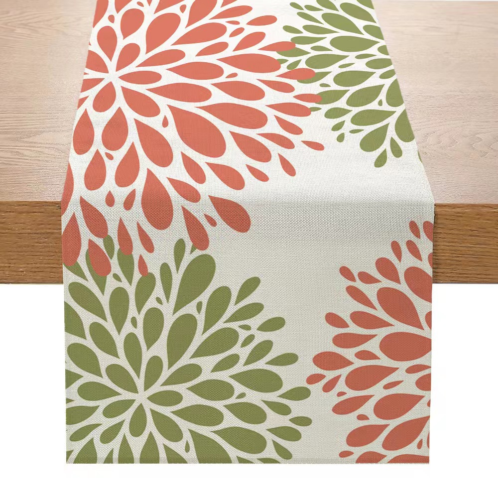 Camino DE MESA DE LINO Morandi estilo serie impreso mesa de comedor tela decorativa Amazon sala de estar mesa de café pasillo mantel transfronterizo image 12