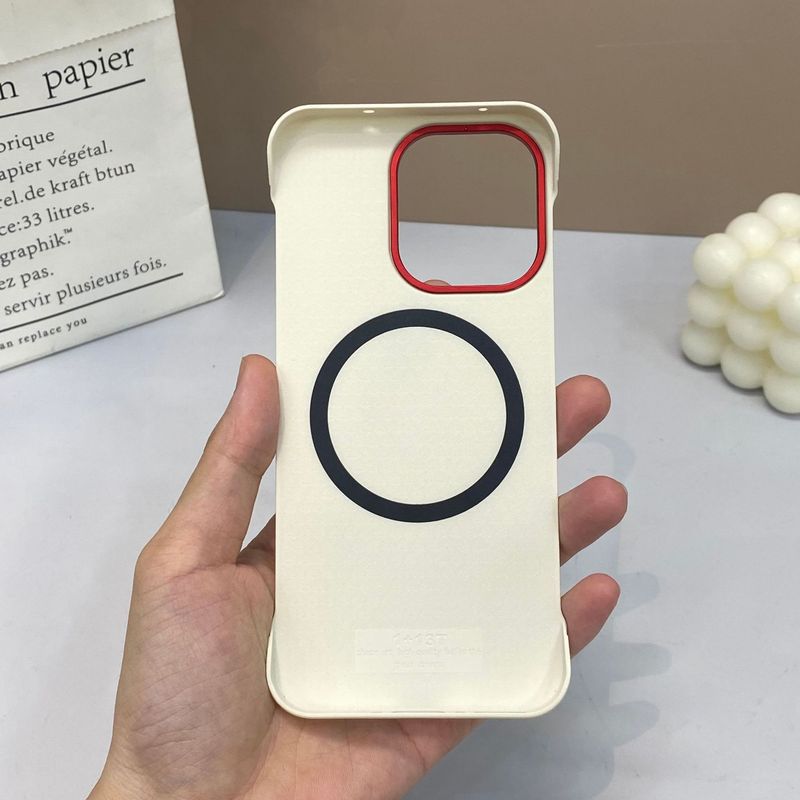 适用一加13T手机壳新款无边框超薄磁吸皮纹防摔保护套|undefined