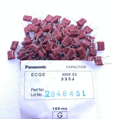 CBB 333J400V 7,5 мм ECQE400V333J ускоритель, специальный импортный пленочный конденсатор Panasonic