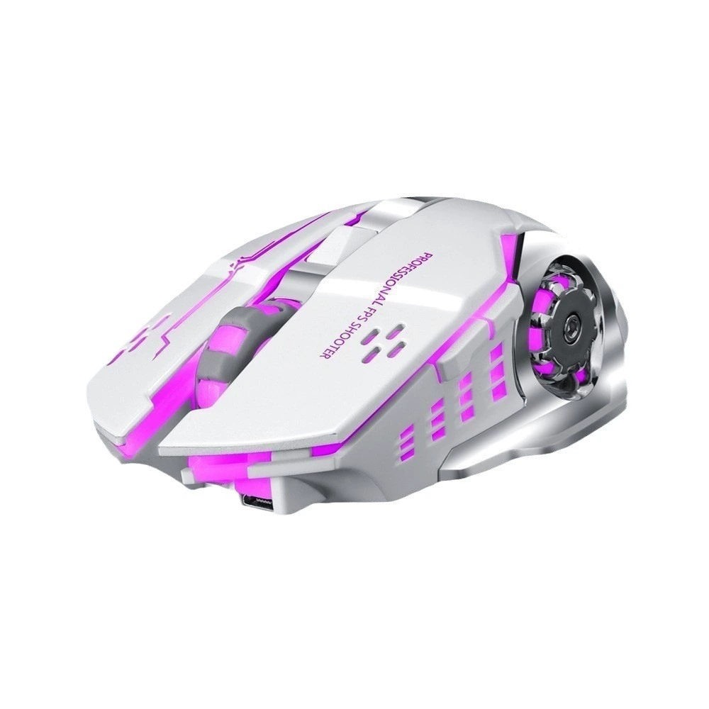 Игровая мышь Hot Wheels, двойной режим (Bluetooth/2.4G/проводной), бесшумное нажатие, RGB подсветка