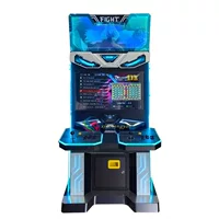 Популярный интернет-знаменитый игровой автомат Double 32inch King of Fighters с монетами для развлекательных центров и детских парков.