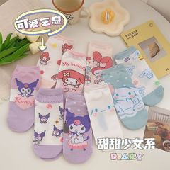 諸及びメーカー韓国夏東大門靴下かわいい玉桂犬ソックス