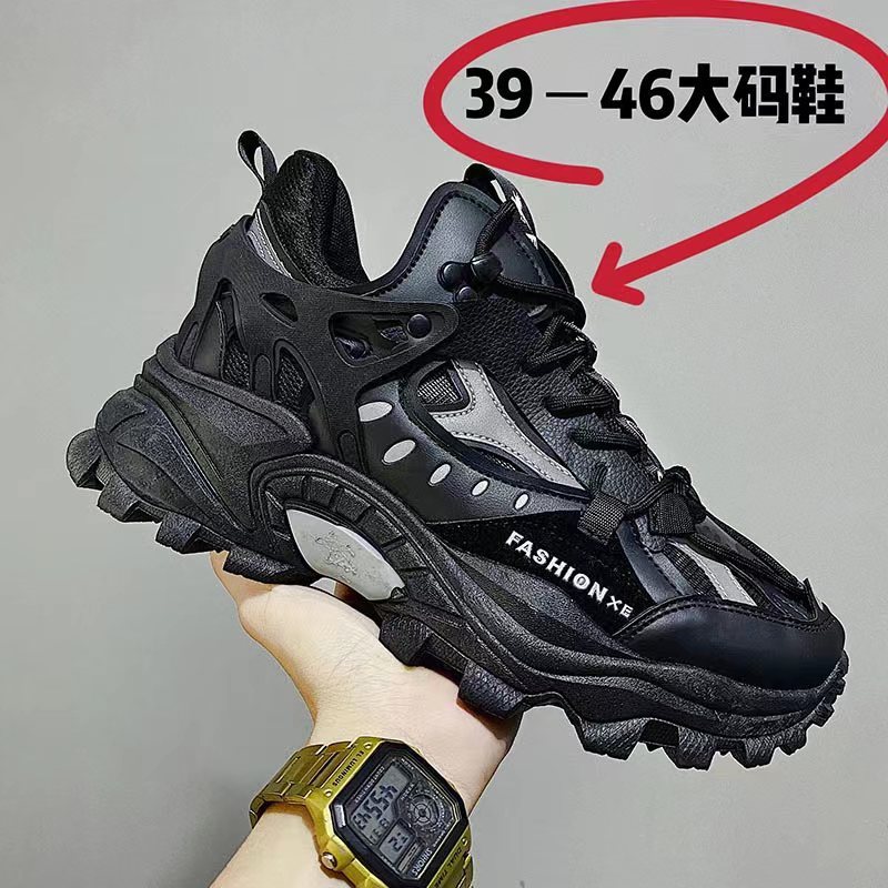 2026 Spring and Autumn New Men's Shoes Korean Style Trendy Sports Shoes Harajuku Style Dad Shoes Cross-Border Large Size 4546 Casual Shoes 2026 Spring and Autumn New Men's Shoes Korean Style Trendy Sports Shoes Harajuku Style Dad Shoes Cross-Border Large Size 4546 Casual Shoes