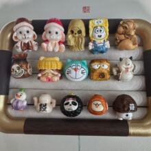 鹿角根付文玩百搭配饰DIY手串隔珠编绳挂件创意配饰可爱配件厂家