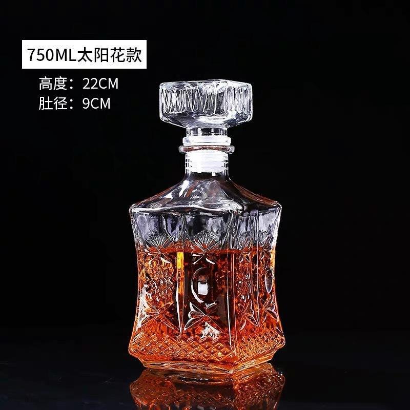 Fabricantes de vinos 50ml 1000ml botellas de prueba creativas botellas de vino rosado de diamante transparentes botellas de vino extranjero