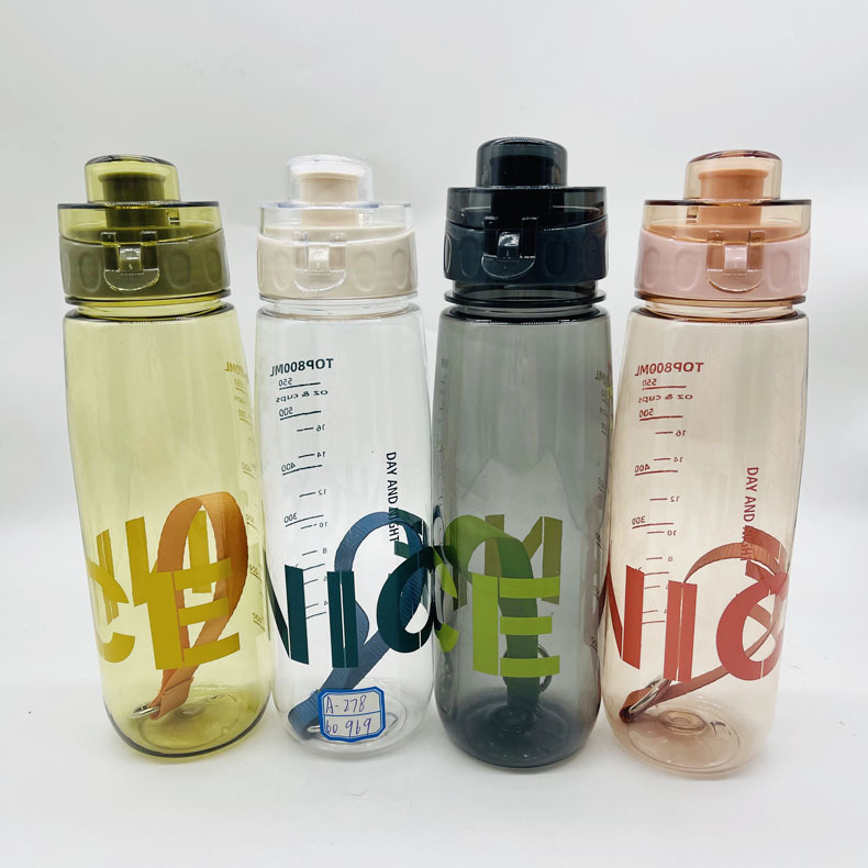 Sansheng tazas de plástico A - 277 nuevas tazas de bebidas directas tazas de plástico de cuerda coreana de 800ml tazas de plástico fuente de tazas de fábrica