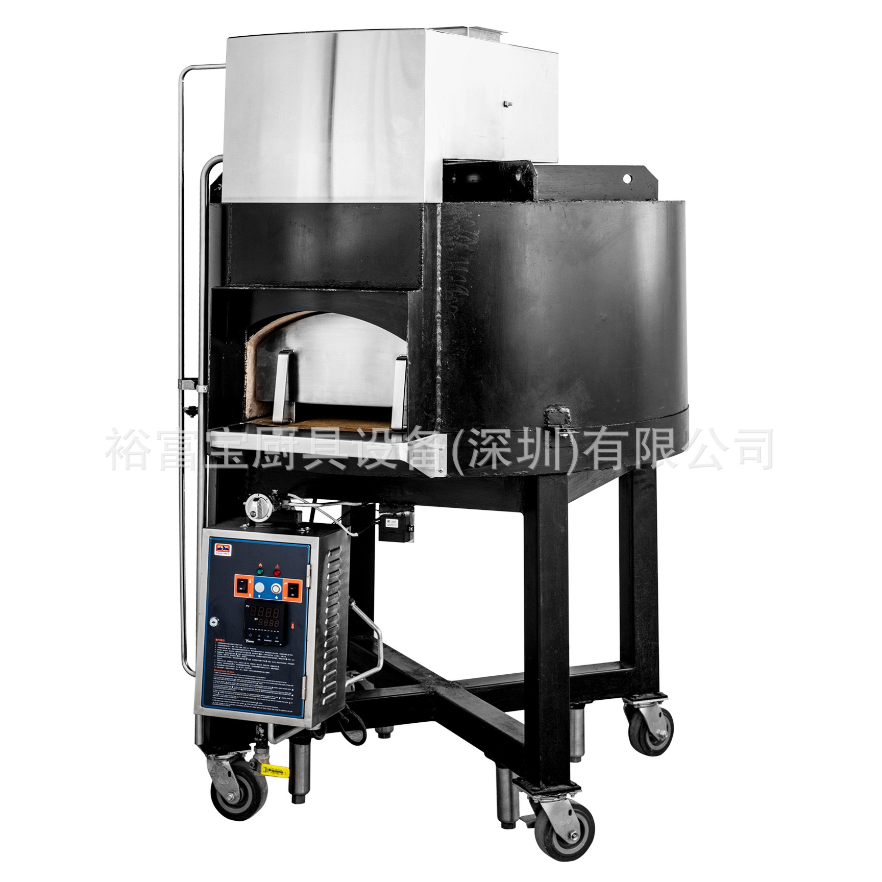 富利天然气圆形石窑批萨焗炉(电磁安全掣)