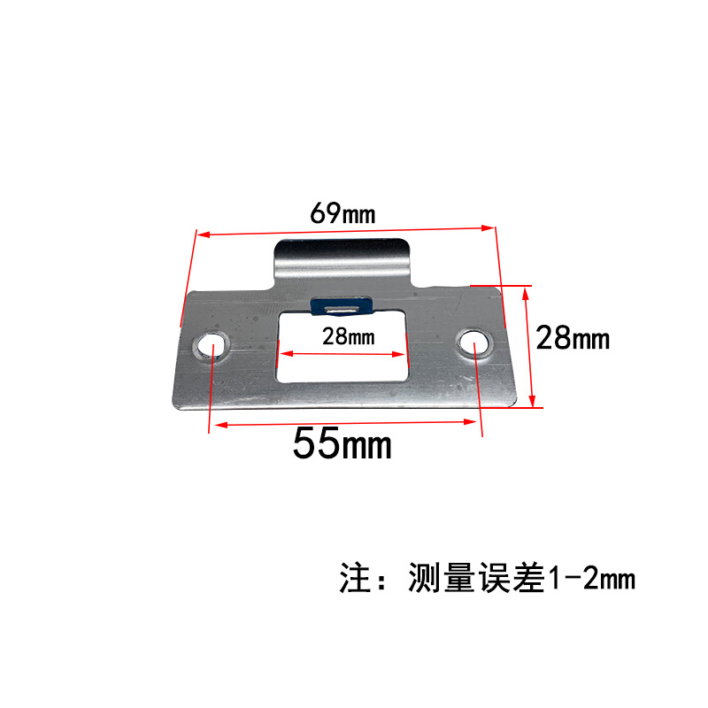 Hoja de guía de llave interior, ranura de llave de llave única, placa de fijación especial, accesorio de tornillo de fijación, accesorio de bloqueo, parche antibloqueo