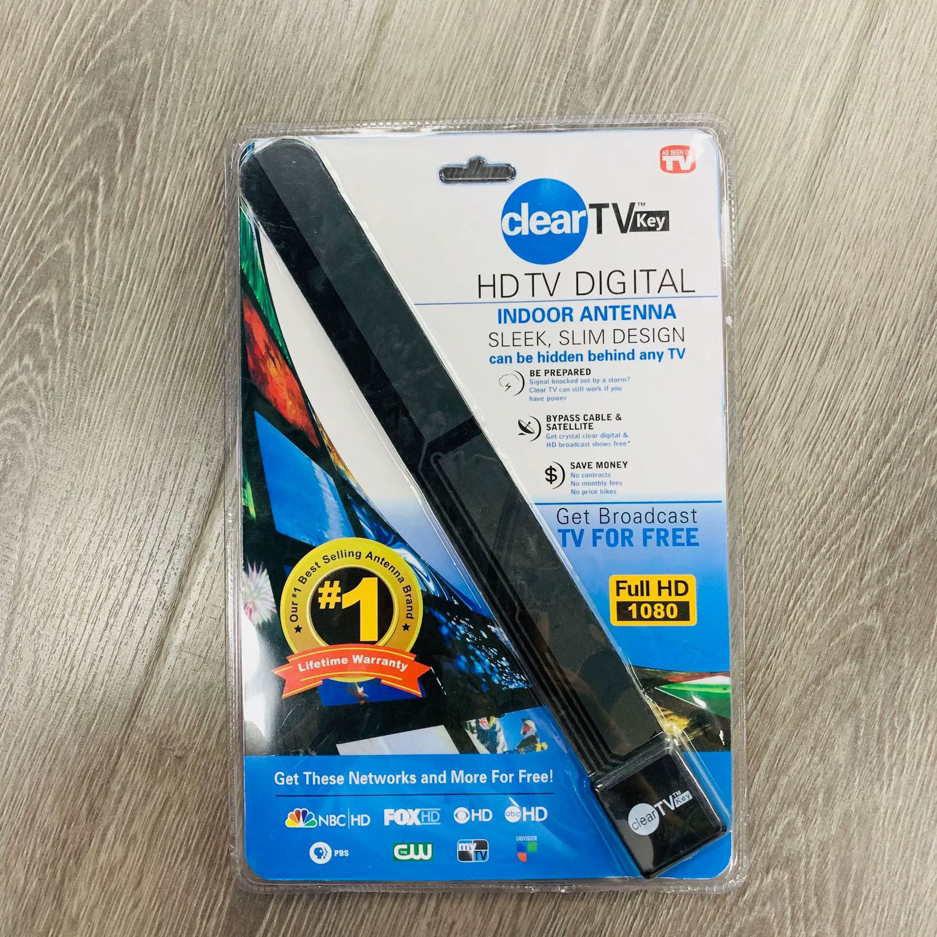 CLEAR TV KEY новая цифровая внутренняя ТВ-антенна Amazon FBA HD с улучшенным сигналом