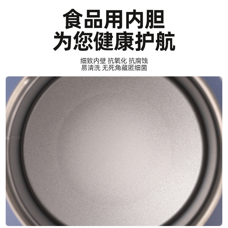 Taza termo simple gigante transfronteriza, taza de hielo de gran capacidad para el hogar, taza portátil de acero inoxidable para automóvil con pajita