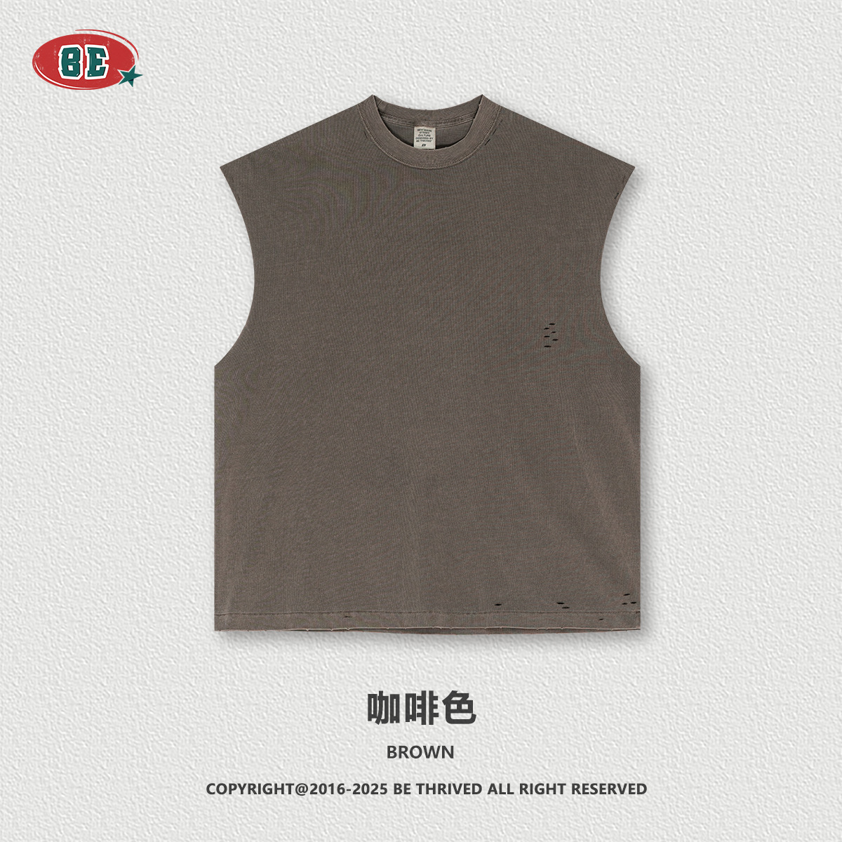 Be Hombres| 2025 verano estilo americano de moda deportivo fitness agujero crimpado chaleco de hombro set de pantalones para hombre image 10