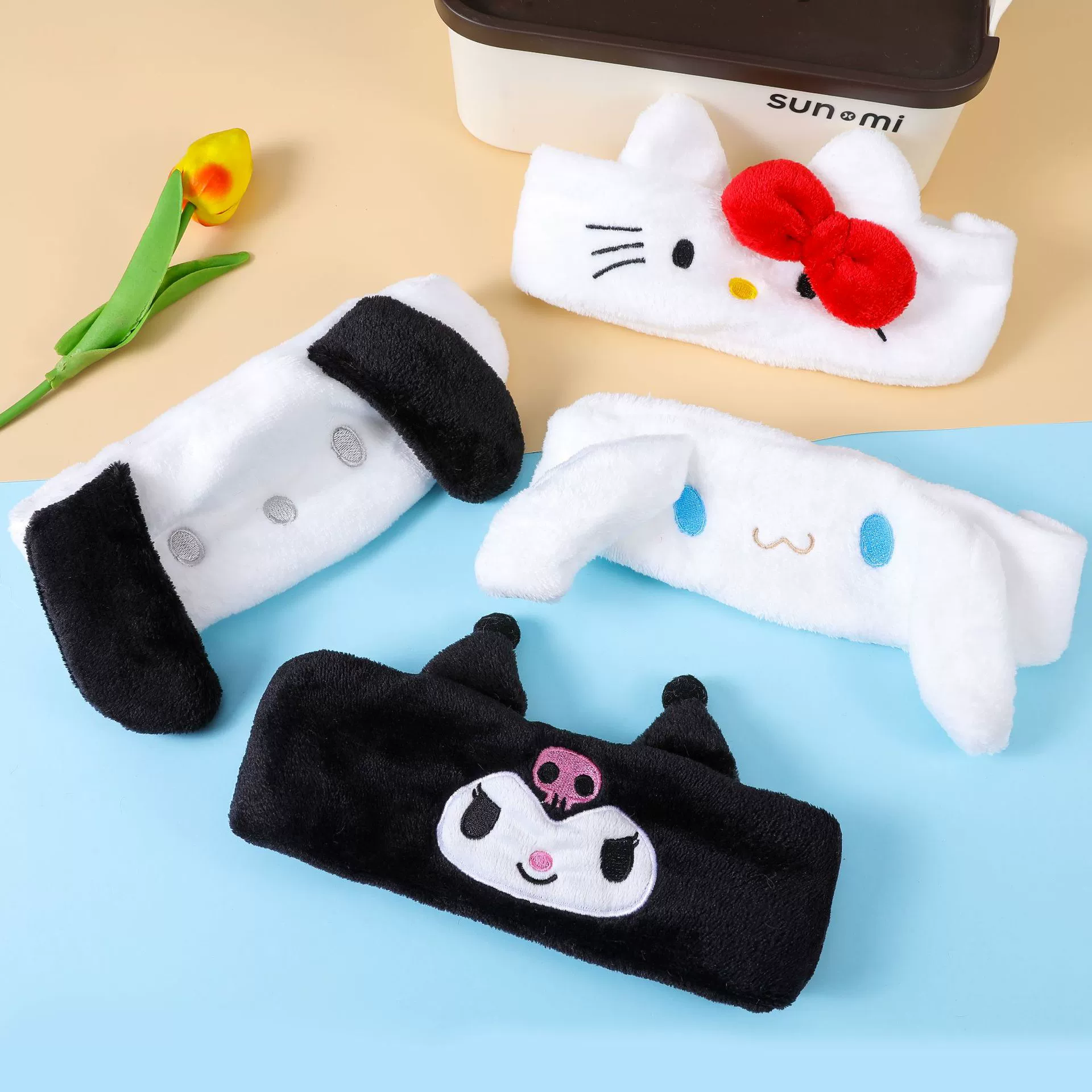 Красный японский и корейский KTcat мультфильм милая девушка с завязками для волос