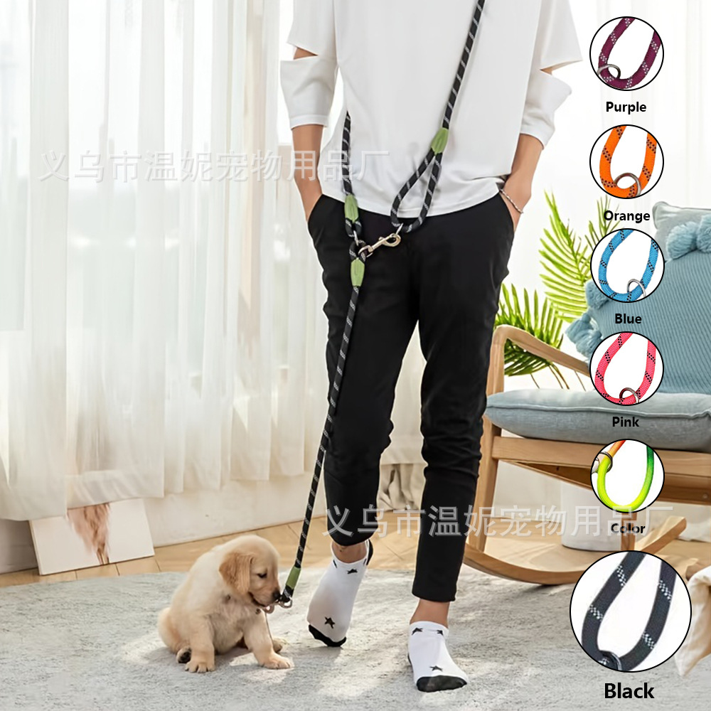 하나의 드래그 대각선 로프 블랙