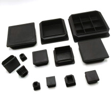 方塞塑胶堵头防滑胶塞静音耐磨不锈钢管塞堵头内塞封头方盖帽堵头