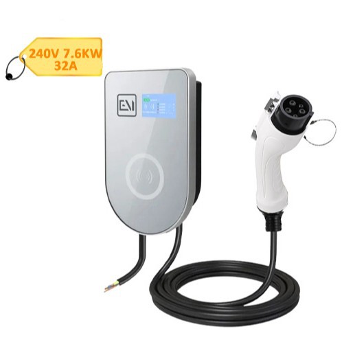 ST-E156商用/家用J1772美标壁挂式电动汽车交流充电桩30A/40A/50A