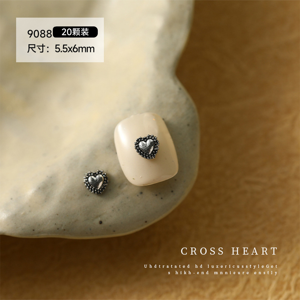 싱글 크로우 하트 주얼리 (Ali-9088)