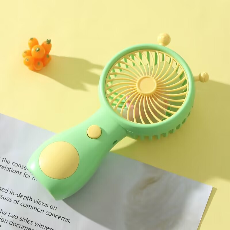 かわいいカタツムリ手持ち小型ファンミニ学生usb充電ファン屋外ポケット小型プレゼントアニメ|undefined