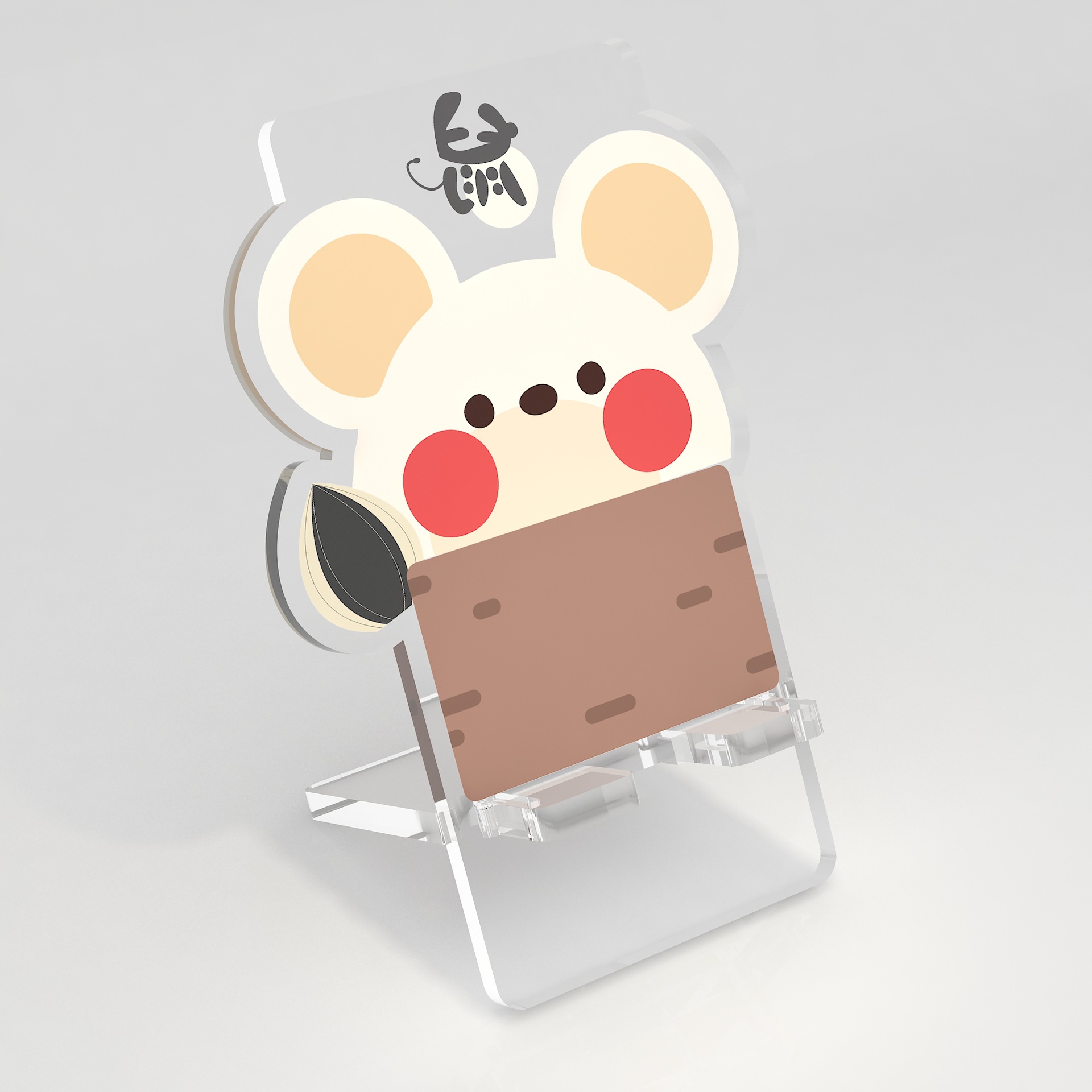 Acrylic Desktop Mobile Phone Holder Customized Anime Cartoon Zodiac Combination Transparent Mobile Phone Holder