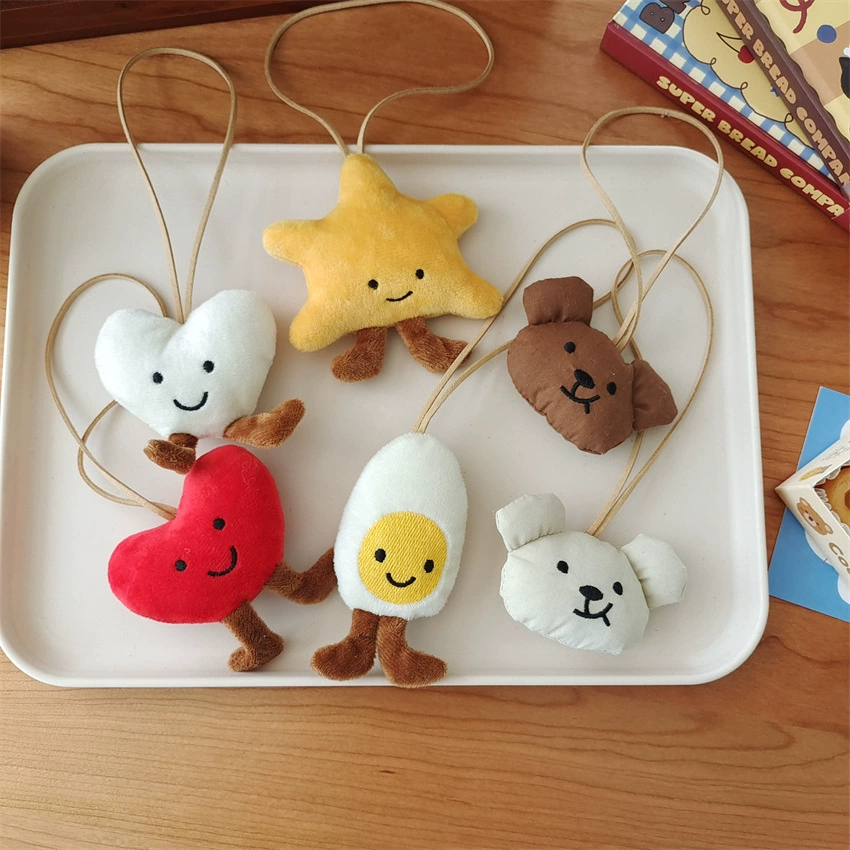 Осенний и зимний плюшевый омлет Любовь Майлард Медведь Ремешок Кукла Симпатичная сумка скрипит подвеска Аксессуары Броши