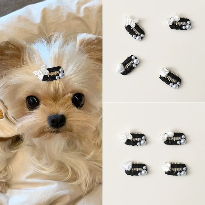 Домашние животные bb-зажимы маленькие зажимы для волос йоркширской собаки