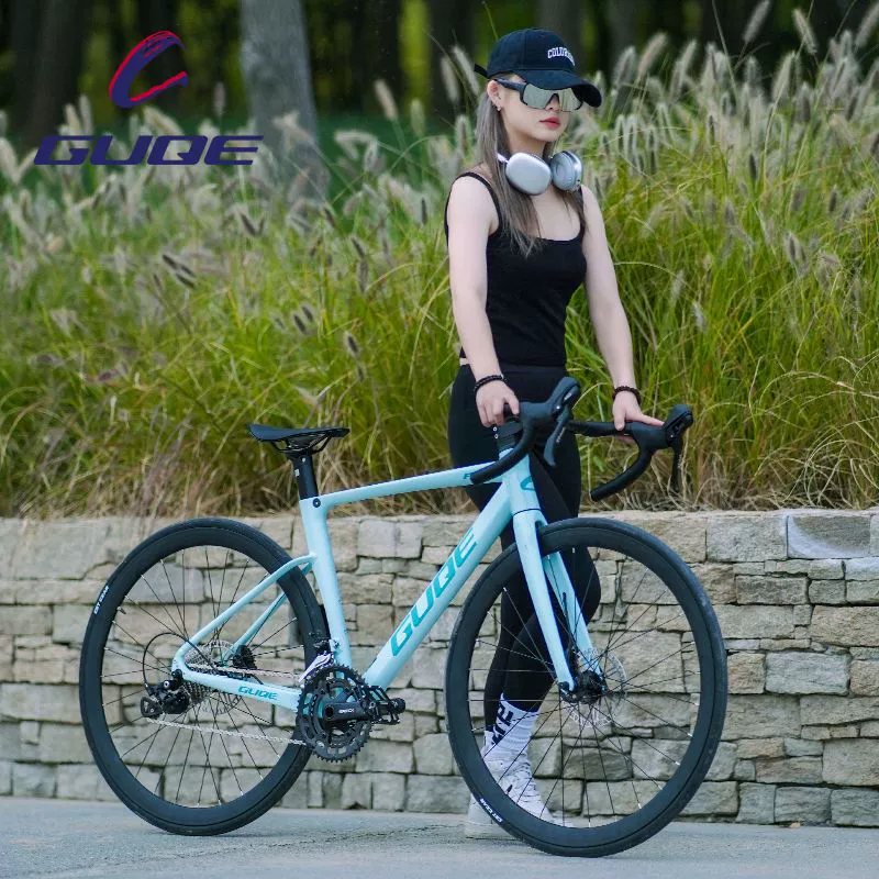 GUQE Metal bike for elementary school students, racing car, aluminum alloy