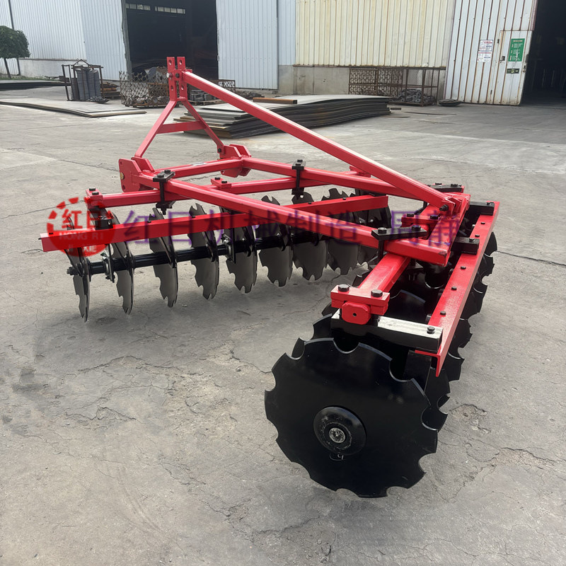 1BJX-2.2圆盘耙   阿里巴巴实拍中型圆盘耙   焊接间管缺口圆盘耙