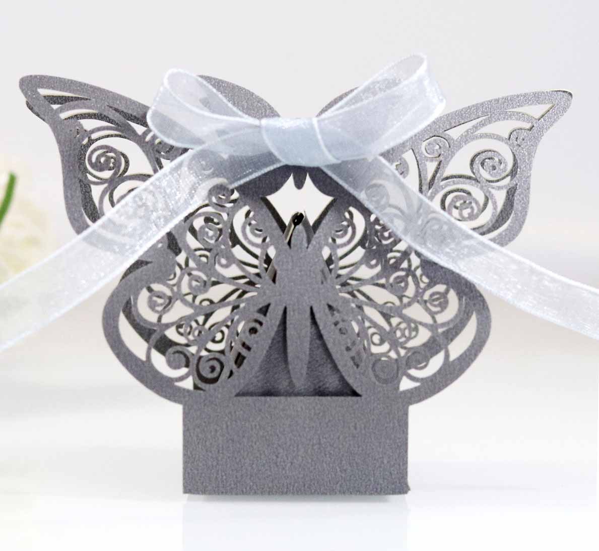 Bow Knot Iridescent Paper 210g Wedding Banquet Gift Bags display picture 2