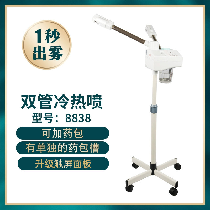 Envío gratis máquina de pulverización fría y caliente máquina de vapor facial de doble pulverización hidratante image 16