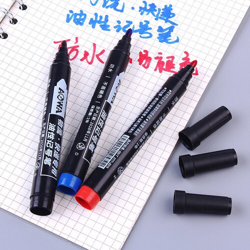 701 oil-based marker wholesale large-head pen logistics express note marker black marker pen factory direct sale
