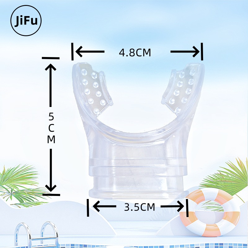 Snorkeling Mouthpiece, Swimming Snorkel, Silicone Diving Equipment, Adult Water Sports Supplies, Pvc Mouthpiece