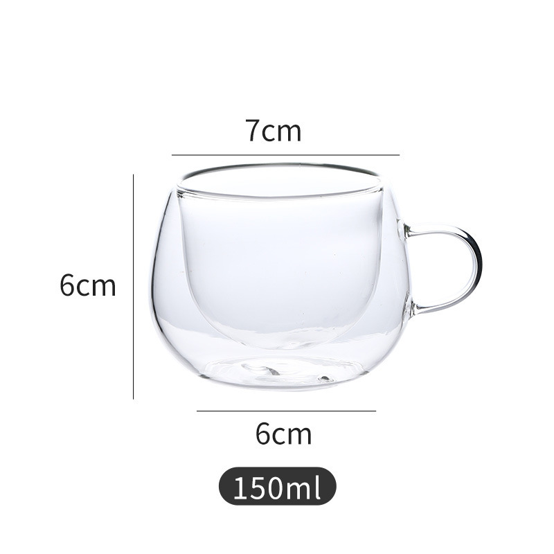 Olla de presión francesa de café de doble capa transfronteriza con filtro de café casero escalado con cafetera de punzante de mano Mocha resistente al calor