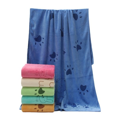 400g/㎡Thick Microfiber Bath Towel Water Absorbent Quick Drying Adult Large Towel Cartoon Printed Beach Towel Wholesale
