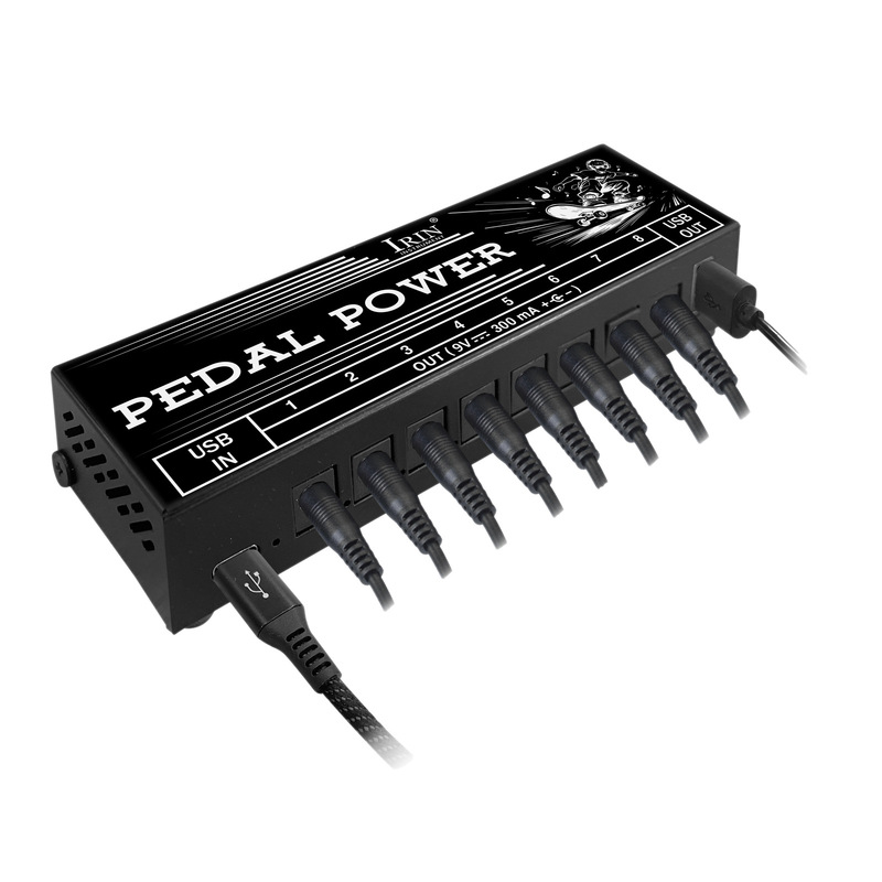 Irin Guitar Effects Power Supply 8-Way 9V Effects Pedal Electric Guitar Multi-Channel Voltage Stabilization Noise Reduction Power Supply