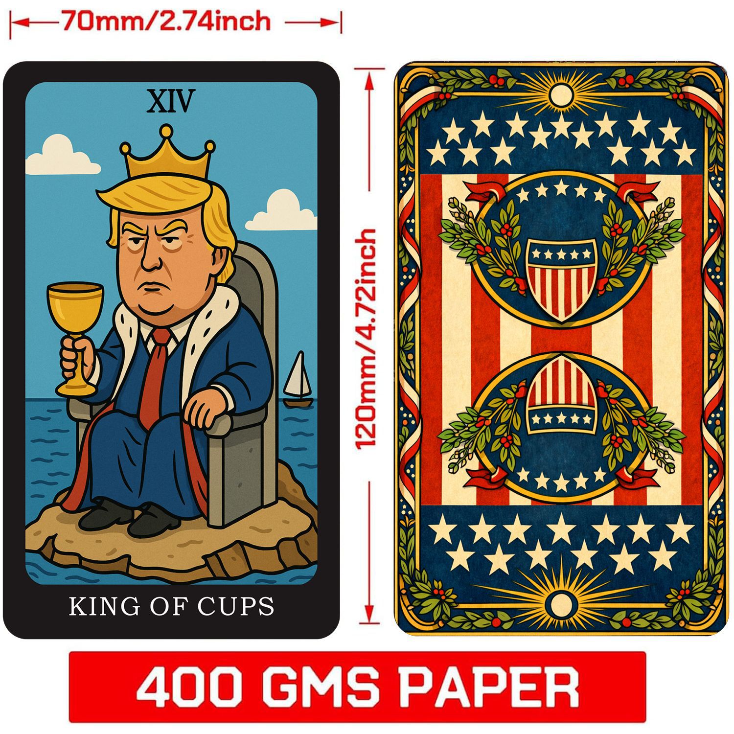 Carte da gioco tarot creative illustrate versione inglese_voghion.com