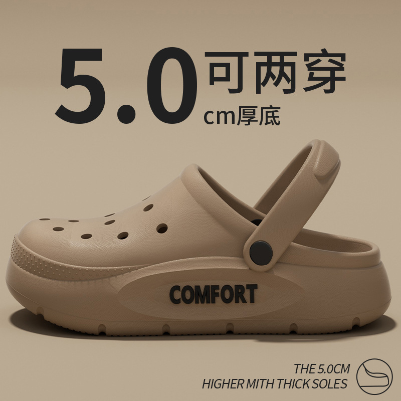 여름 바깥을위한 남성 신발 2024 여름 남성 여성 샌들과 슬리퍼를위한 새로운 도착 신발