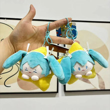 二次元女孩星星款毛绒挂件创意初音公仔玩偶娃娃包包钥匙扣小挂饰