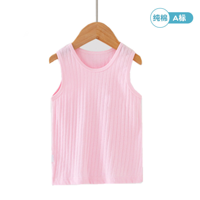 Chaleco de bebé recién nacido Chaleco de verano puro algodón bebé superior niños y niñas vientre protección delgada ropa de verano
