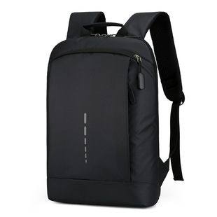 New Men's Backpack Korean-style Computer Bag Lightweight Oxford Cloth Custom LOGO Business Casual Backpack