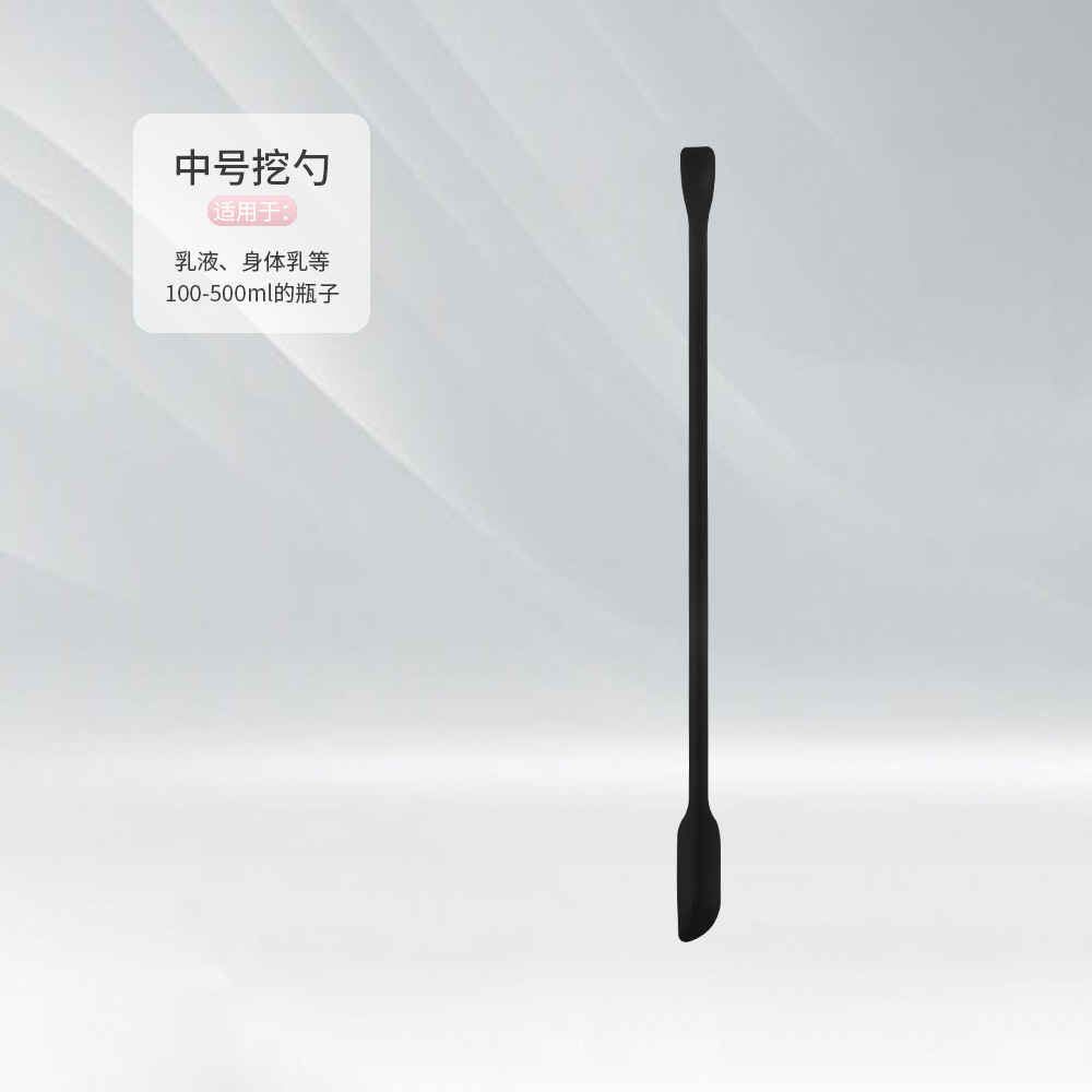 Nuevos cosméticos primicia productos de cuidado de la piel mini silicona de doble cabeza pequeña punta raspador mantequilla mermelada raspador conjunto de 3 piezas