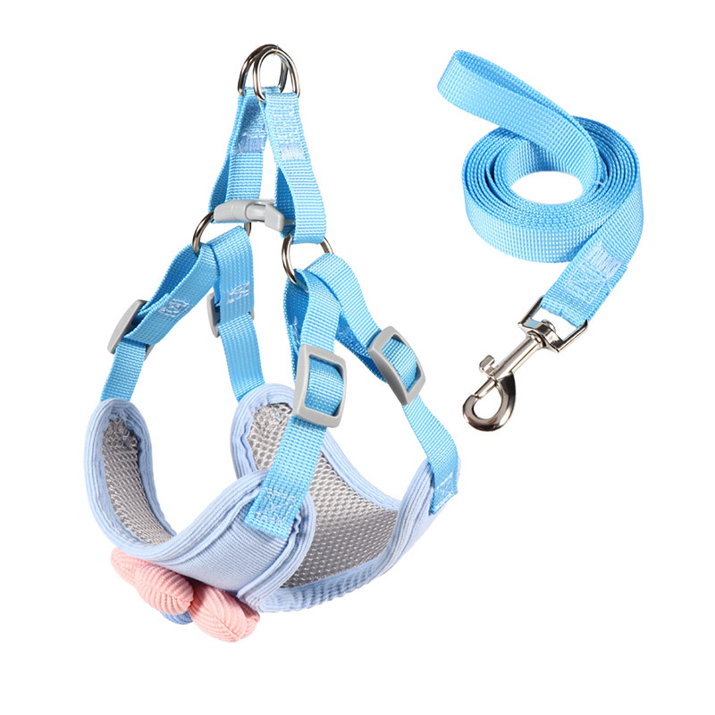 Pipi Amoy pétalo correa para el pecho correa para mascotas gato cachorro correa para perro suministros de tracción tracción para perros