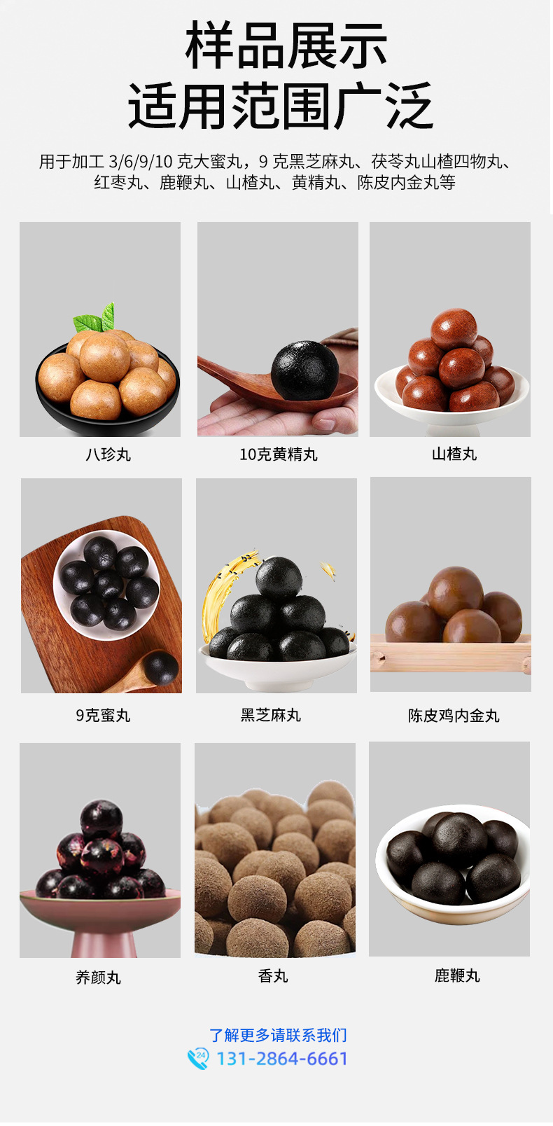 黑芝麻丸山楂丸制丸机_03