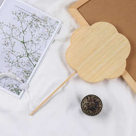 ✅团扇捉妖记汤唯同款古风长柄扇子汉服摄影手工竹编扇拍照挡脸神